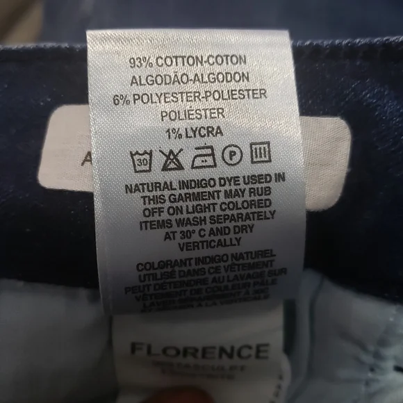 DL1961 Women's Florence Instasculpt Mid-Rise Skinny Fit Jean Size 28 Blue - Picture 12 of 12